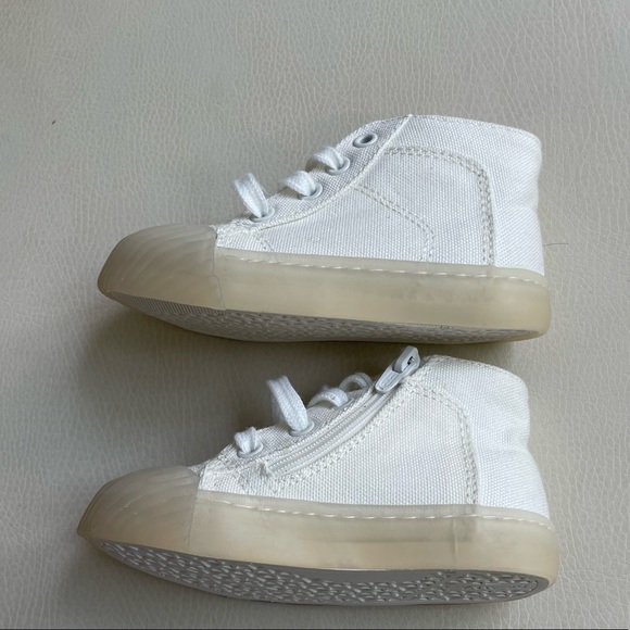 Zara Baby HighTop Sneakers Size 20/ US 4 - Picture 7 of 11